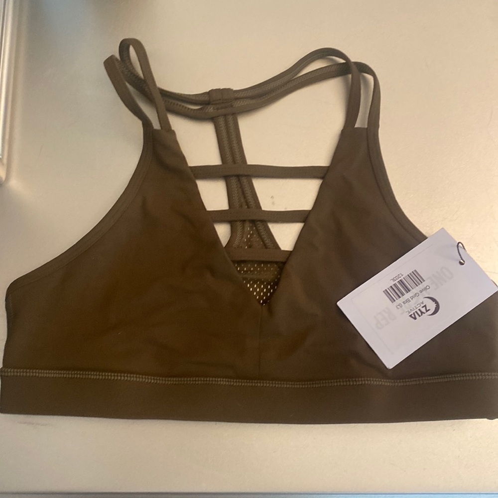 Zyia grid sports bra